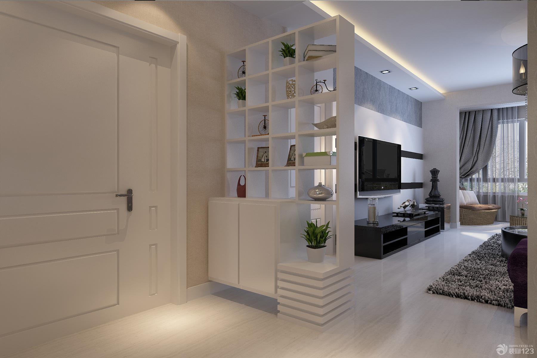 簡(jiǎn)約家裝設(shè)計(jì)室內(nèi)玄關(guān)裝修效果圖