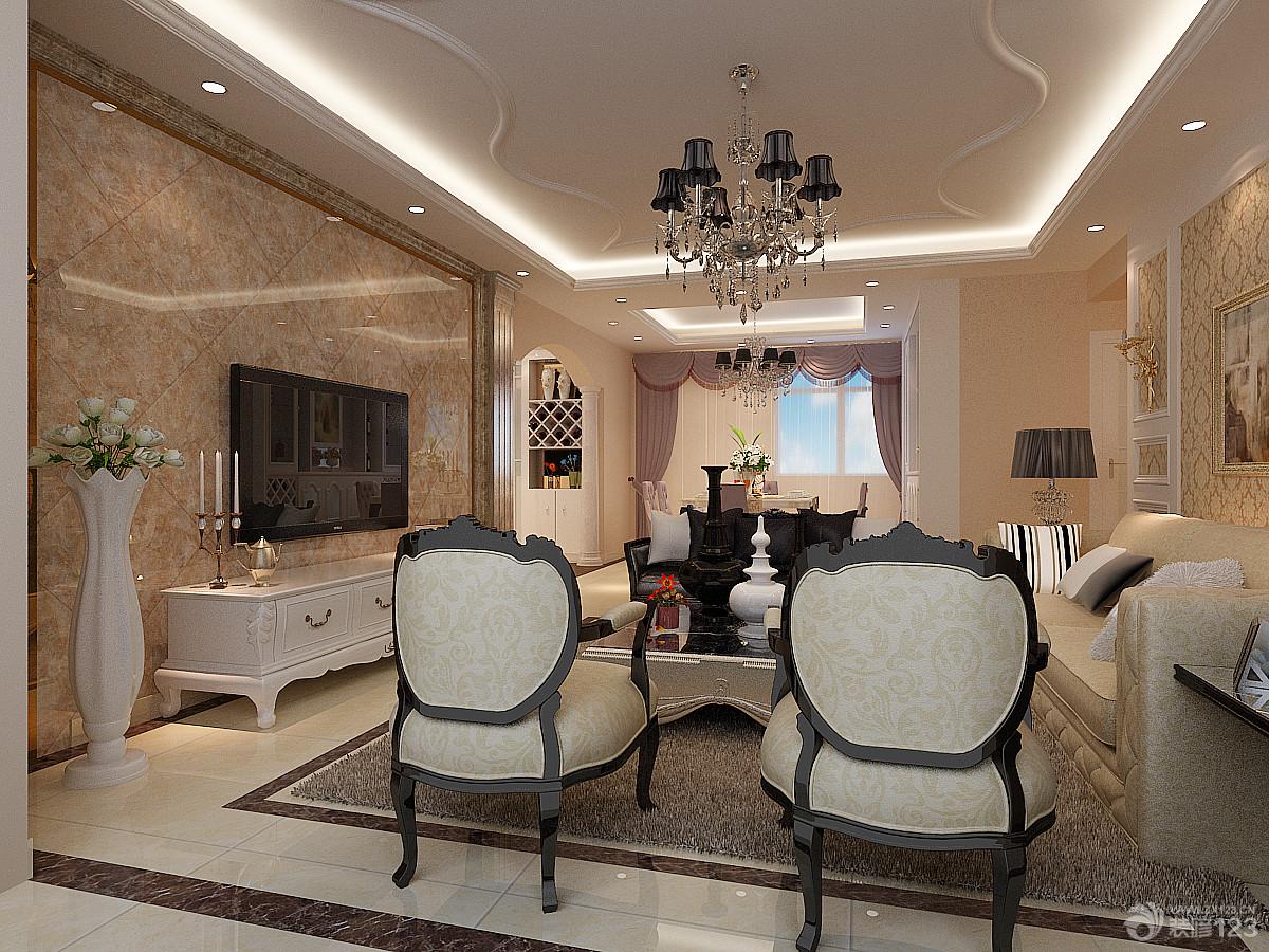 歐式風(fēng)格家裝客廳2014設(shè)計圖